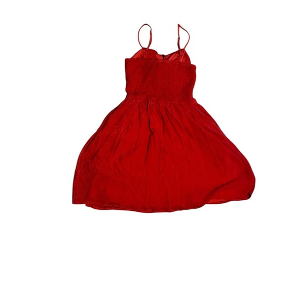 Xhilaration Orangey Pink Spaghetti Strap Sundress Midi - Picture 2 of 4